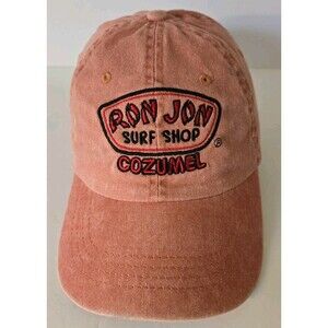 Ron Jon Surf Shop Cozumel Mexico Embroidered Strapback Hat Baseball Cap Logo